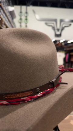 CHAPEU PRALANA ARIZONA DAISY ABA 10 BANDINHA COURO CASTOR - loja online