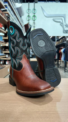 BOTA TEXANA DURANGO MASCULINA COURO LEGITIMO TOSCANA PRETO - comprar online