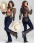 CALÇA STABULOS FEMININA BOOT CUT BORDADA PERNAS E BOLSOS