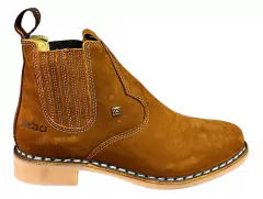 BOTINA ZEBU VIRA FRANCESA NOBUCK CASTOR ORIGINAL