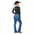CALÇA MINUTY FEMININA STRASS BORDADO BOLSOS BARRA DESFIADA - SELARIA GUIMARÃES