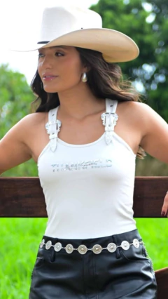 BODY THANKFIELD BORDADO 2 FIVELAS OFF WHITE