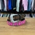 CINTO INFANTIL FEMININO PEDRARIA ROSA LUXO E STRASS NA PONTA - loja online