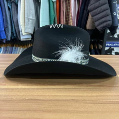 CHAPEU ABA:10 ORIGINAL MUNDIAL AMERICANO LÃ PRETO ENCANTO - loja online