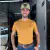 CAMISA THANKFIELD MASCULINA BÁSICA MOSTARDA - comprar online