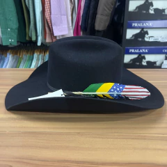 CHAPEU PRALANA JOURNEY FELT USA ABA 11 QUADRADA PRETO