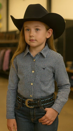 CAMISETE INFANTIL FEMININA XADREZ PRETA BRANCA E CINZA