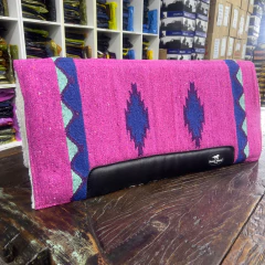 MANTA NAVAJO COMBAT BOOTS HORSE 30X32 ROSA/AZUL/ROXO na internet