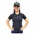 CAMISA GOLA POLO TXC FEMININA CUSTOM SLIM BORDADA PRETA
