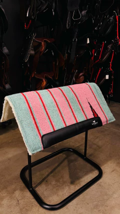 MANTA BOOTS HORSE NAVAJO PROFISSIONAL COMBAT AZUL CLARO/ROSA C/ LÃ - comprar online