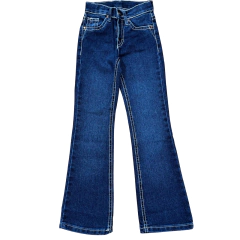 CALÇA INFANTIL WEST X BOOT CUT GIRLS MEDIUM BLUE