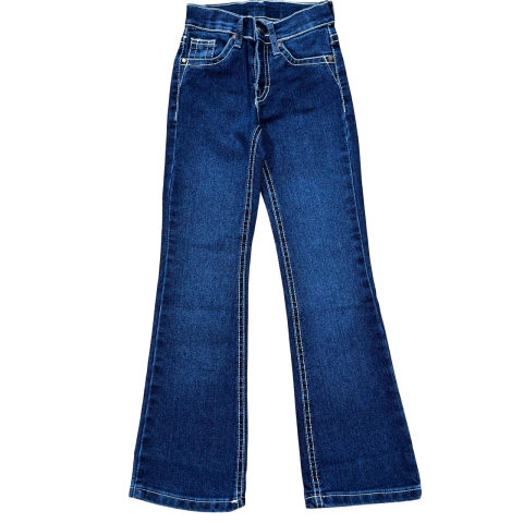 CALÇA INFANTIL WEST X BOOT CUT GIRLS MEDIUM BLUE