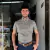 CAMISA MASCULINA THANKFIELD XADREZ MANGA CURTA CINZA - comprar online