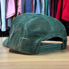 BONÉ INFANTIL VERDE MANGALARGA MARCHADOR BORDADO VERMELHO - SELARIA GUIMARÃES