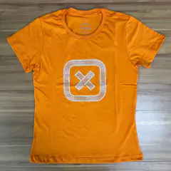 CAMISETA FEMININA TXC LARANJA SLIM FIT CUSTOM ESTAMPADO XXX - comprar online