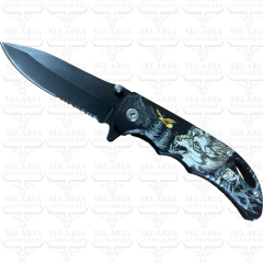 CANIVETE IMPORTADO FALCON WOLVES TÁTICO SAQUE RÁPIDO TRAVA - SELARIA GUIMARÃES