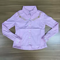 CAMISETE MINUTY COUNTRY INFANTIL ROSA BORDADO EM STRASS - comprar online