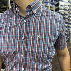 CAMISA TXC MASCULINA XADEZ REGULAR TRICOLINE BORDADA - comprar online