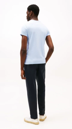 CAMISA MASCULINA MALHA TOMMY HILFIGER AZUL BEBE - SELARIA GUIMARÃES