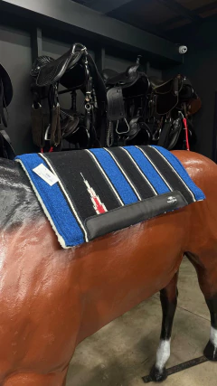 MANTA BOOTS HORSE NAVAJO PROFISSIONAL COMBAT AZUL / PRETO - SELARIA GUIMARÃES