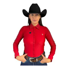 BODY PROTEÇÃO UV ESPORTIVO VERMELHO MAVOLLE STRASS