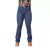 CALÇA FEMININA BOOT CUT GALOPE BORDADA NOS BOLSO TRASEIRO