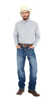 CALÇA JEANS MASCULINA RELAXED SELFF WESTERN DARK WASH CS207
