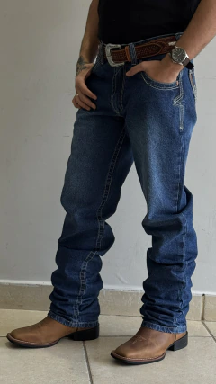 CALÇA JEANS MASCULINA DOCK'S XTREME RELAXED DW20 BORDADA - loja online