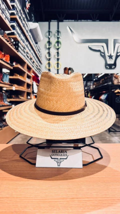 CHAPÉU PRALANA CARNAUBA CAMPO ABA 10 NATURAL - SELARIA GUIMARÃES