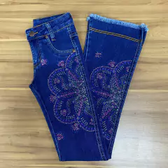 Imagem do CALÇA WEST COUNTRY INFANTIL BORDADO FLORES