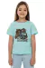 T-SHIRT INFANTIL FEMININA OX HORNS COM STRASS COWGIRL