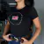 Imagem do T-SHIRT FEMININA AUSTIN WESTERN ORIGINAL PRETA BANDEIRA EUA