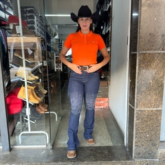 CALÇA FEMININA FLARE RODEIO COUNTRY PEDRARIA EM STRASS - comprar online