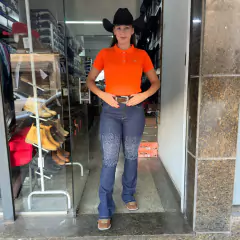 CALÇA FEMININA FLARE RODEIO COUNTRY PEDRARIA EM STRASS - comprar online