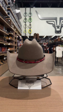 Imagem do CHAPEU PRALANA ARIZONA DAISY ABA 10 BANDINHA COURO CASTOR