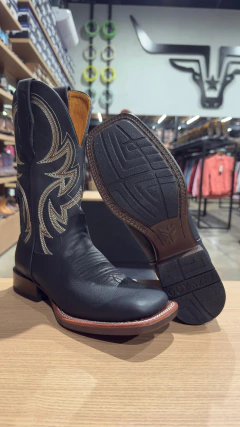 BOTA TEXANA GOYAZES MASCULINA SOLADO POWER PRETO BLACK DALLAS - comprar online