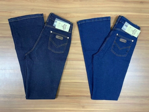 Kit 2 Calça Dock's Feminina Cintura Alta Perna Justa Flare - comprar online