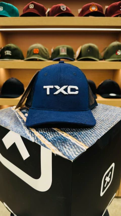 BONÉ TXC HIG SNAP LOGO BORDADA BRANCO TELINHA #411 AZUL