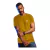 CAMISA MASCULINA TXC MOSTARDA REGULAR FIT CLASSIC LOGO PEITO