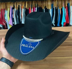 CHAPÉU COUNTRY PRALANA CROSS COTTON ABA 12 PRETO UNISSEX - comprar online