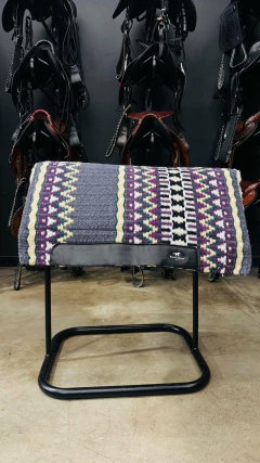 MANTA NAVAJO REDEA CINZA VERDE BEGE BOOTS HORSE LÃ 34X40