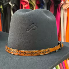 BANDINHA COURO LEGITIMO REBAIXADO ARTESANAL DETALHE DE ARAME na internet