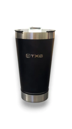 COPO TERMICO TXC PRETO 473ML COM TAMPA E ABRIDOR DE GARRAFA