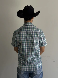 CAMISA TXC MASCULINA MANGA CURTA WORKER XADREZ VERDE/AZUL - SELARIA GUIMARÃES - MAIOR LOJA COUNTRY DE MINAS GERAIS, ENTRE AS MAIORES DO MUNDO!
