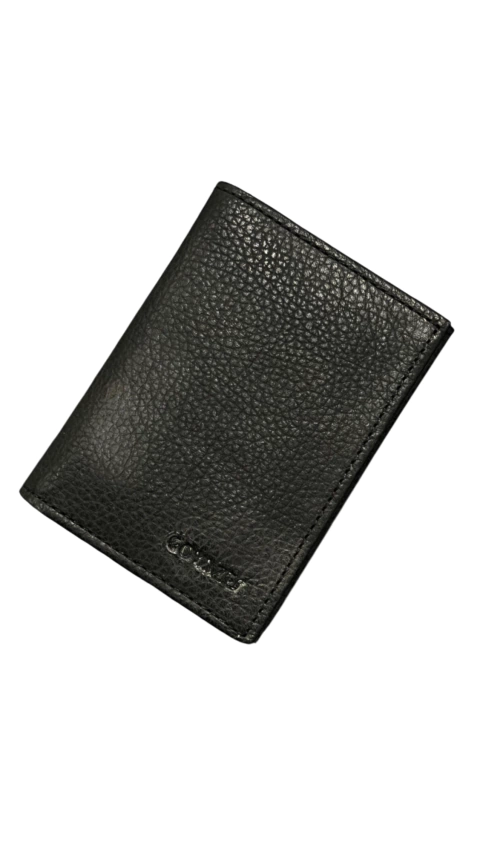 CARTEIRA GOYAZES COURO PIT STOP PRETO C-2204