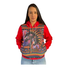 MOLETOM OITO SEGUNDOS FEMININO ESTAMPADO CAPUZ BOLSO CANGURU