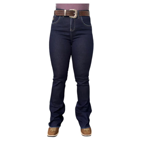 CALÇA COUNTRY FEMININA BOOT CUT AMACIADO ARAME NO BOLSO