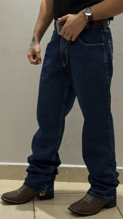 Imagem do CALÇA JEANS MASCULINA DOCK'S STRONGER DW20 BORDADA STONE