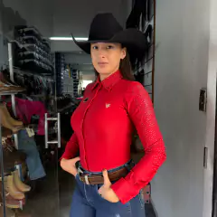 BODY PROTEÇÃO UV ESPORTIVO VERMELHO MAVOLLE STRASS - loja online