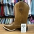 BOTA TEXANA MASCULINA COURO LEGÍTIMO LÁTEGO CAFÉ - SELARIA GUIMARÃES
